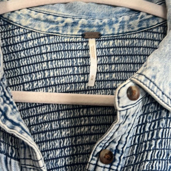 Free People Vanessa Denim Tunic - Picture 3 of 7